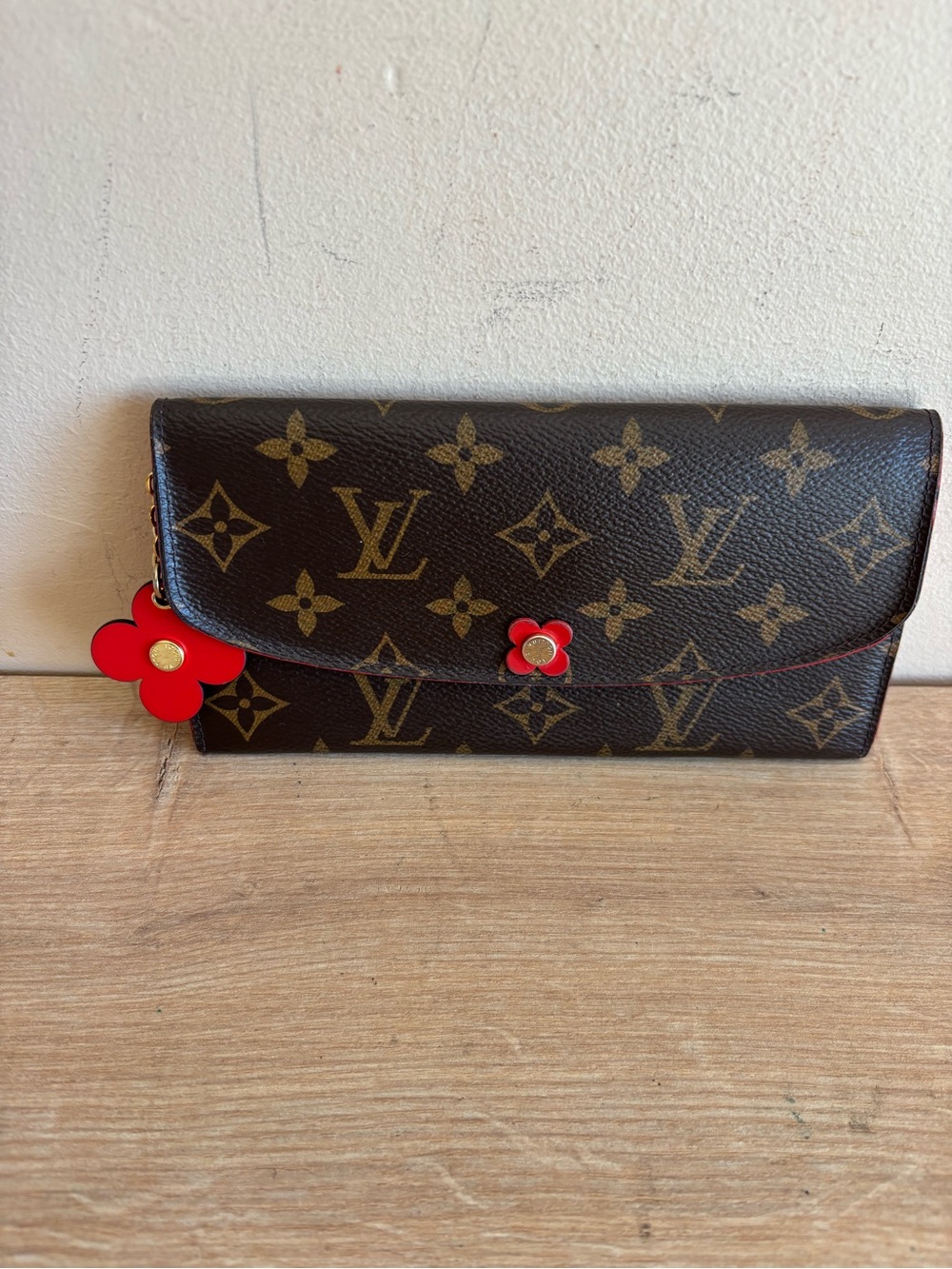 Authentic Louis Vuitton monogram flower wallet